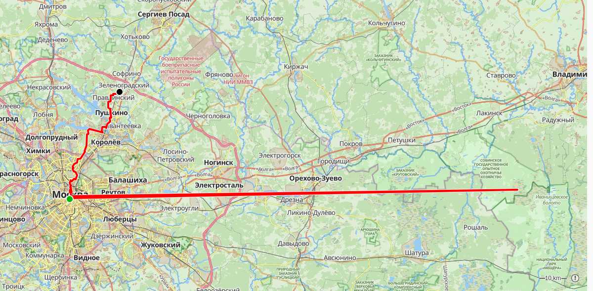 Route map